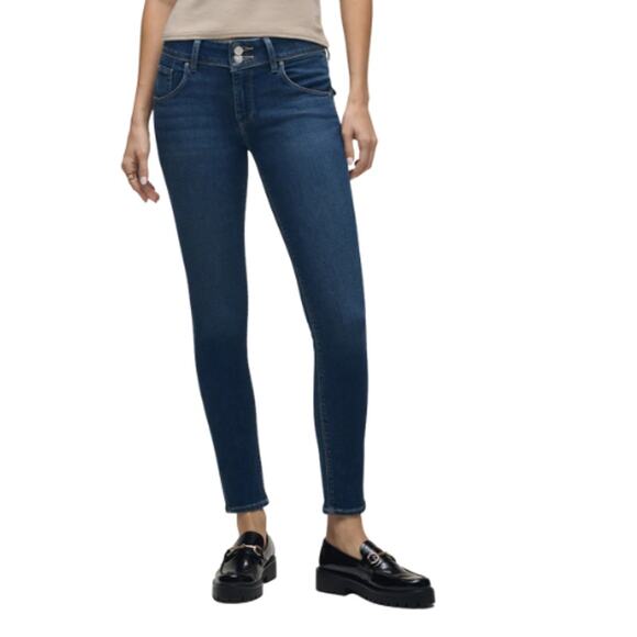 Hudson Jeans Collin Mid-Rise Skinny Jean in Obsess EUC Size 25 - Picture 1 of 5